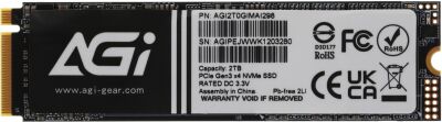 ���������� SSD AGi PCIe 3.0 x4 2TB AGI2T0GIMAI298 AI298 M.2 2280
