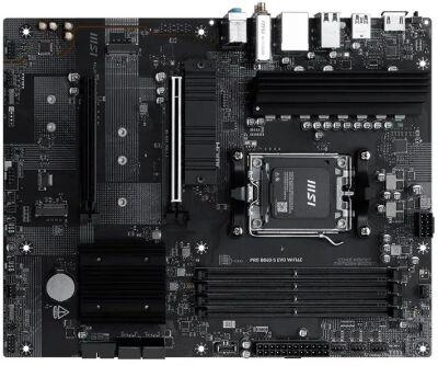 ����������� ����� MSI PRO B840-S EVO WIFI6E Socket AM5 AMD B840 4xDDR5 ATX AC`97 8ch(7.1) 2.5Gg RAID+HDMI