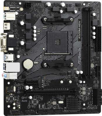 ����������� ����� Asrock A520M-HDV Soc-AM4 AMD A520 2xDDR4 mATX AC`97 8ch(7.1) GbLAN RAID+VGA+DVI+HDMI