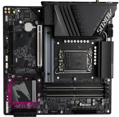 ����������� ����� Gigabyte Z790M AORUS ELITE AX Soc-1700 Intel Z790 4xDDR5 mATX AC`97 8ch(7.1) 2.5Gg RAID+HDMI+DP