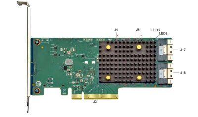 ���������� HBA SAS/SATA/NVMe PCIE 9500-16I 05-50077-02 12GB/S BROADCOM