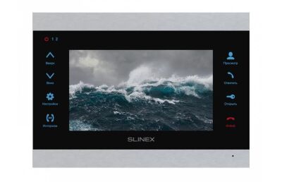  LCD 10" IP DOORPHONE SL-07MHD SILVER/BLACK SLINEX