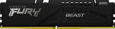 ������ DDR5 32GB 5600MHz Kingston KF556C40BB2-32 Fury Beast Black RTL Gaming PC5-44800 CL40 DIMM 288-pin 1.25� single rank � ���������� Ret