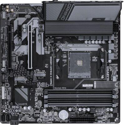 ����������� ����� Gigabyte B550M GAMING X WIFI6 Soc-AM4 AMD B550 4xDDR4 mATX AC`97 8ch(7.1) GbLAN RAID+HDMI+DP