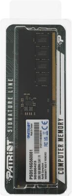 ������ DDR5 16GB 5600MHz Patriot PSD516G560081 Signature RTL PC5-44800 CL46 DIMM 288-pin 1.1� single rank Ret