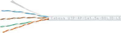 ������ �������������� Cabeus UTP-4P-CAT.5E-SOLID-LSZH-WH ���.5E U/UTP 4 ���� 5AWG LSZH ���������� 305� �����