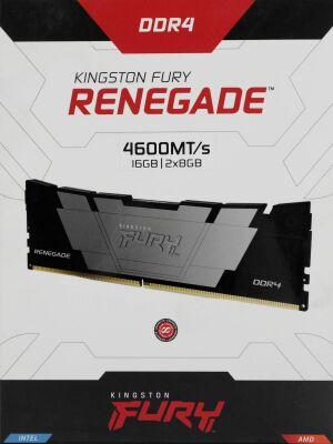 ������ DDR4 2x8GB 4600��� Kingston KF446C19RB2K2/16 Fury Renegade Black RTL Gaming PC4-36800 CL19 DIMM 288-pin 1.5� kit dual rank � ���������� Ret