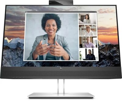 ������� HP 23.8" E24m G4 Conferencing ������ IPS 16:9 HDMI M/M Cam ������� HAS Piv 300cd 178��/178�� 1920x1080 75Hz DP FHD 7.39��