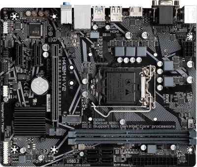����������� ����� Gigabyte H410M H V2 Soc-1200 Intel H470 2xDDR4 mATX AC`97 8ch(7.1) GbLAN+VGA+HDMI