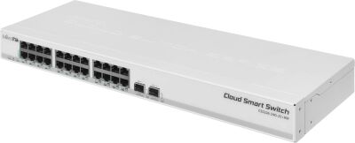 ���������� MikroTik CSS326-24G-2S+RM (L2) 24x1����/� 2SFP+ �����������