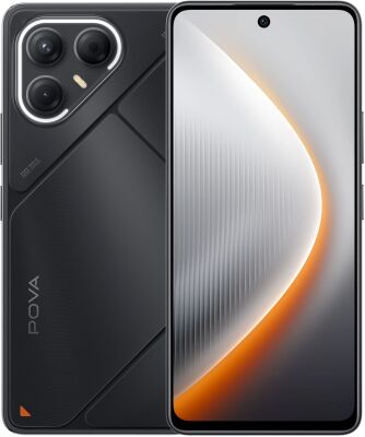 �������� Tecno Pova 7 5G 128Gb 8Gb ������ �������� 3G 4G 2Sim 6.78" 1080x2460 Android 15 50Mpix 802.11 a/b/g/n/ac/ax NFC GPS GSM900/1800 Protect microSD max1024Gb