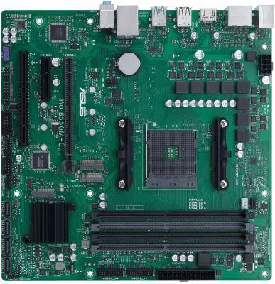����������� ����� Asus PRO B550M-C/CSM Soc-AM4 AMD B550 4xDDR4 mATX AC`97 8ch(7.1) GbLAN RAID+HDMI+DP