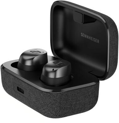 ��������� ��������������� Sennheiser Momentum True Wireless 4 ����. ������������ bluetooth � ����� �������� (700365 MTW4 BLACK GRAPHITE)