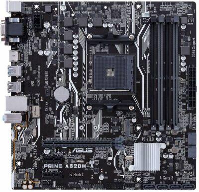 ����������� ����� Asus PRIME A320M-A Soc-AM4 AMD A320 4xDDR4 mATX AC`97 8ch(7.1) GbLAN RAID+VGA+DVI+HDMI