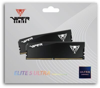 ������ DDR5 2x16GB 6000MHz Patriot VEU532G6028K Viper Elite 5 Ultra RTL Gaming PC5-48000 CL28 DIMM 288-pin 1.4� kit single rank � ���������� Ret