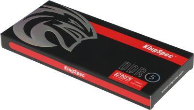 ������ DDR5 16GB 6000MHz Kingspec KS6000D5P12516G RTL PC5-48000 CL46 DIMM 288-pin 1.25� single rank Ret