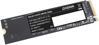���������� SSD Digma PCIe 5.0 x4 2000GB DGSM5002TP31T Meta P31 M.2 2280