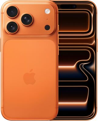 �������� Apple A3523 iPhone 17 Pro 256Gb 12Gb ��������� �������� 3G 4G 1Sim 6.3" 1206x2622 iOS 26 48Mpix 802.11 a/b/g/n/ac/ax/be NFC GPS Protect