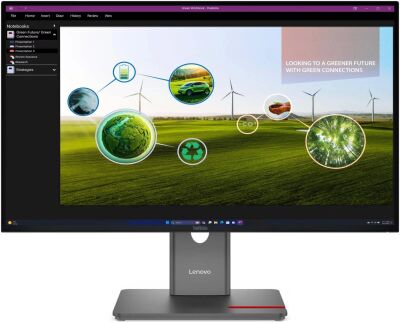 ������� Lenovo 27" ThinkVision P27q-40 ������ IPS LED 16:9 HDMI ������� HAS Piv 1500:1 350cd 178��/178�� 2560x1440 120Hz DP Quad 2K (1440p) USB 6.4��