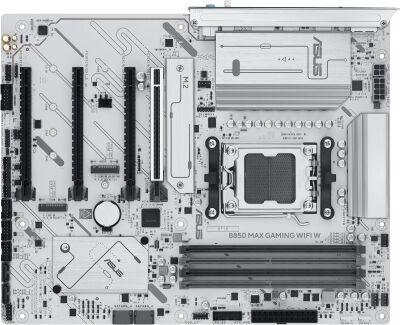 ����������� ����� Asus B850 MAX GAMING WIFI W Socket AM5 AMD B850 4xDDR5 ATX AC`97 8ch(7.1) 2.5Gg RAID+HDMI+DP