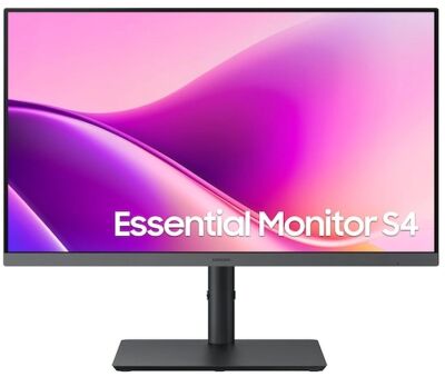 ������� Samsung 24" Essential S4 S24F430UAUXEN ������ IPS LED 16:9 HDMI ������� HAS Piv 1000:1 300cd 178��/178�� 1920x1080 100Hz DP FHD USB 5.4��