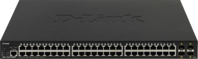 ���������� D-Link DGS-1250-52XMP/A1A (L2) 48x1����/� 4SFP+ 48PoE+ 370W �����������