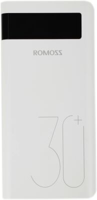��������� ����������� Romoss Sense 8P+ 30000mAh QC3.0 18W 3A 2xUSB-A/USB-C ����� (6958377507070)