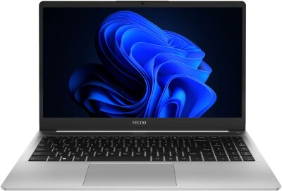 ������� Tecno MegaBook K15SDA Ryzen 5 7430U 16Gb SSD512Gb AMD Radeon Graphics 15.6" IPS FHD (1920x1080) Windows 11 Home silver WiFi BT Cam 6060mAh (71003300488)