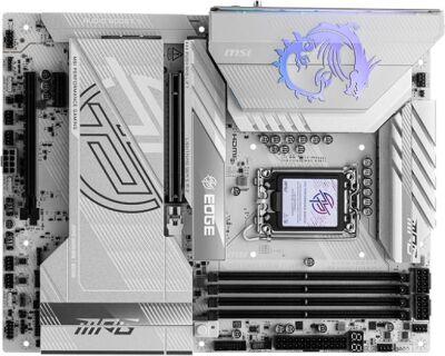 ����������� ����� MSI MPG Z890 EDGE TI WIFI Soc-1851 Intel Z890 4xDDR5 ATX AC`97 8ch(7.1) 5Gigabit RAID+HDMI