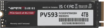 ���������� SSD Patriot PCIe 5.0 x4 4TB PV593P4TBM28H Viper VP593 M.2 2280