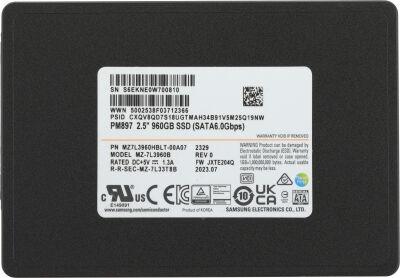 ���������� SSD Samsung SATA-III 960GB MZ7L3960HBLT-00A07 PM897 2.5" 3 DWPD OEM
