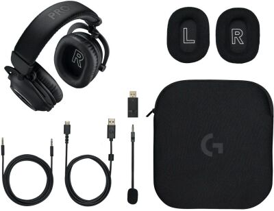 �������� � ���������� Logitech G Pro X 2 Lightspeed ������ ���������� BT/Radio/3.5mm �������� (981-001265)