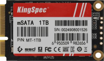 ���������� SSD Kingspec SATA-III 1TB MT-1TB MT Series mSATA