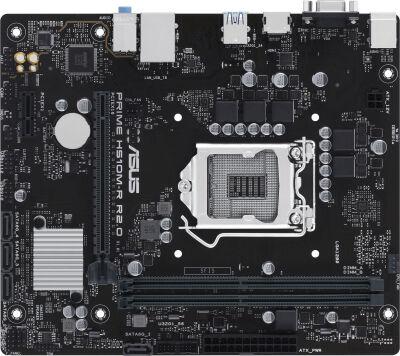 ����������� ����� Asus PRIME H510M-R R2.0-SI Soc-1200 Intel H470 2xDDR4 mATX AC`97 8ch(7.1) GbLAN+VGA+HDMI White Box