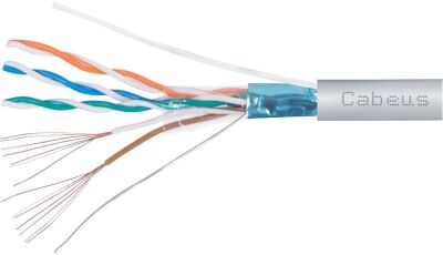 ������ Cabeus FTP-4P-CAT.5E-PATCH-LSZH-GY ���.5E F/UTP 4 ���� LSZH ���������� 305� �����