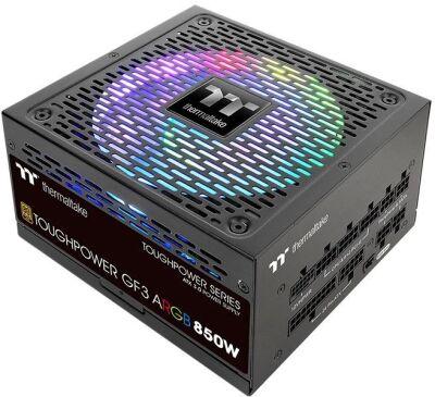 ���� ������� Thermaltake ATX 850W Toughpower GF3 ARGB 80+ gold 24pin APFC 140mm fan color LED 12xSATA Cab Manag RTL