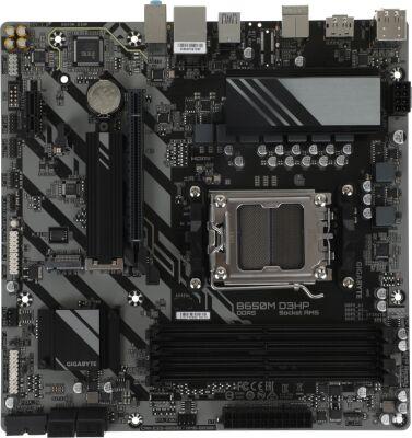 ����������� ����� Gigabyte B650M D3HP SocketAM5 AMD B650 4xDDR5 mATX AC`97 8ch(7.1) 2.5Gg RAID+HDMI+DP
