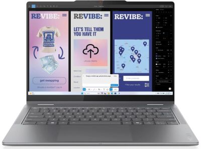 ������� Lenovo Yoga 7 14ILL10 Core Ultra 5 226V 16Gb SSD512Gb Intel Arc 130V 14" OLED Touch WUXGA (1920x1200) ��� �� grey WiFi BT Cam (83JQ003GRK)