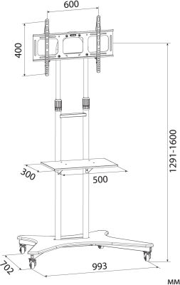 ������ ��� ���������� Cactus CS-ST31 ������ 37"-75" ����.81.6�� ��������� ���������