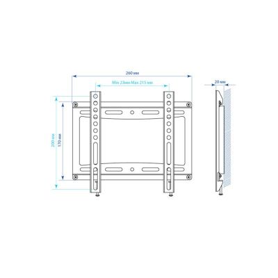 ��������� ��� ���������� Kromax IDEAL-5 ������ 15"-47" ����.35�� ��������� �������������