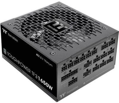 ���� ������� Thermaltake ATX 1650W Toughpower TF3 Gen.5 80+ titanium (20+4pin) APFC 140mm fan color LED 16xSATA Cab Manag RTL