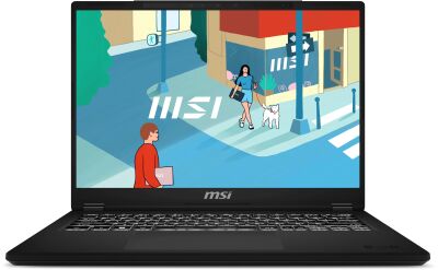 ������� MSI Modern 14 H D13MG-089XRU Core i7 13700H 16Gb SSD512Gb Intel Iris Xe graphics 14" IPS FHD+ (1920x1200) FreeDOS black WiFi BT Cam (9S7-14L112-089)