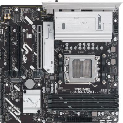 ����������� ����� Asus PRIME B840M-A WIFI Socket AM5 AMD B840 4xDDR5 mATX AC`97 8ch(7.1) 2.5Gg RAID+HDMI+DP