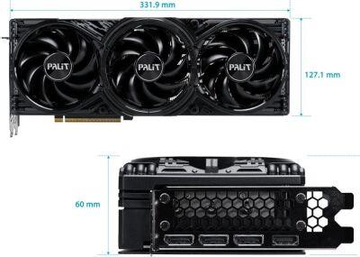 ���������� Palit PCI-E 5.0 PA-RTX5070 GAMINGPRO OC NVIDIA GeForce RTX 5070 12Gb 192bit GDDR7 2325/28000 HDMIx1 DPx3 HDCP Ret