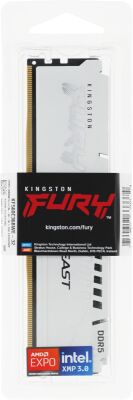 ������ DDR5 32GB 6000MHz Kingston KF560C36BWE-32 Fury Beast White Expo RTL Gaming PC5-48000 CL36 DIMM 288-pin 1.35� dual rank � ���������� Ret