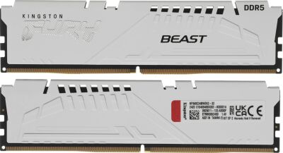 ������ DDR5 2x16GB 6800MHz Kingston KF568C34BWEK2-32 Fury Beast RTL Gaming PC5-54400 CL34 DIMM UDIMM 288-pin 1.4� kit dual rank � ���������� Ret