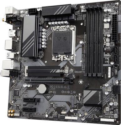 ����������� ����� Gigabyte B760M DS3H AX Soc-1700 Intel B760 4xDDR5 mATX AC`97 8ch(7.1) 2.5Gg RAID+HDMI+DP