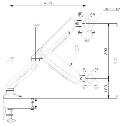 ��������� ��� ��������� �� Buro M1 ������ 17"-27" ����.9�� ��������� � ���������� ������� � ������