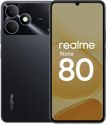 �������� Realme Note 80 128Gb 4Gb ������ �������� 3G 4G 2Sim 6.74" 720x1600 Android 15 8Mpix 802.11 a/b/g/n/ac GPS GSM900/1800 GSM1900 Protect FM