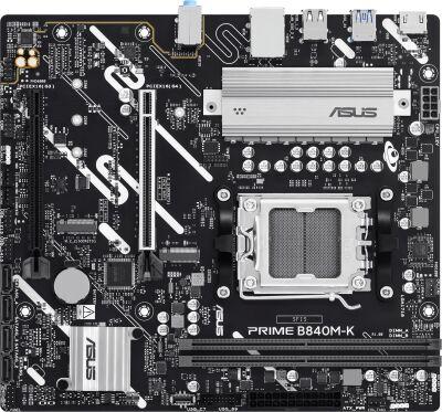 ����������� ����� Asus PRIME B840M-K Socket AM5 AMD B840 2xDDR5 mATX AC`97 8ch(7.1) 2.5Gg RAID+HDMI